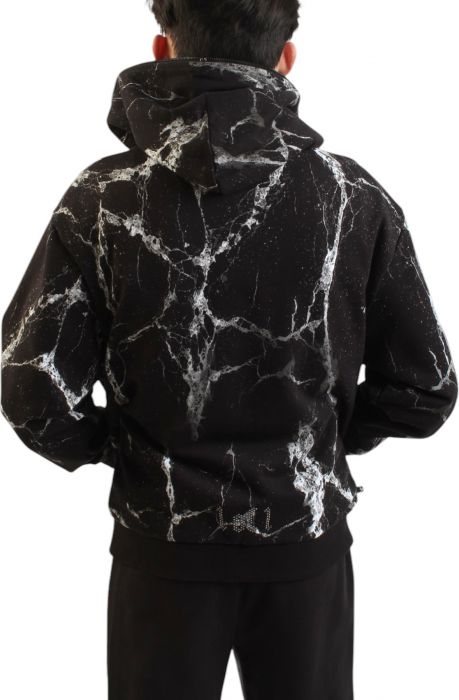 HOOPS X LAFRANCE WRITTEN IN CHROME HOODIE Black/White