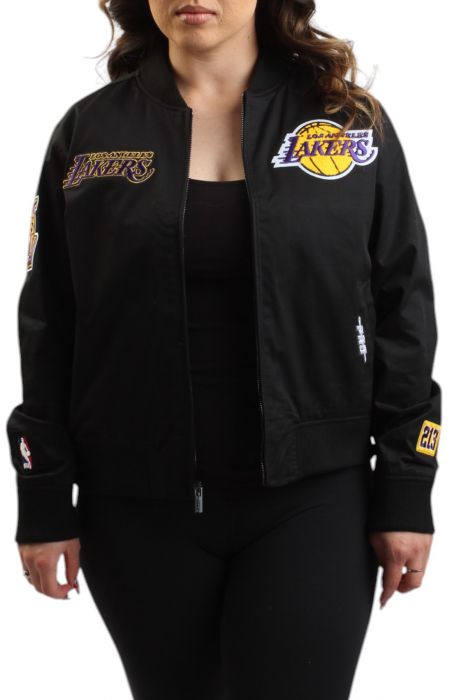 NBA Los Angeles Lakers Area Code Jacket  Black