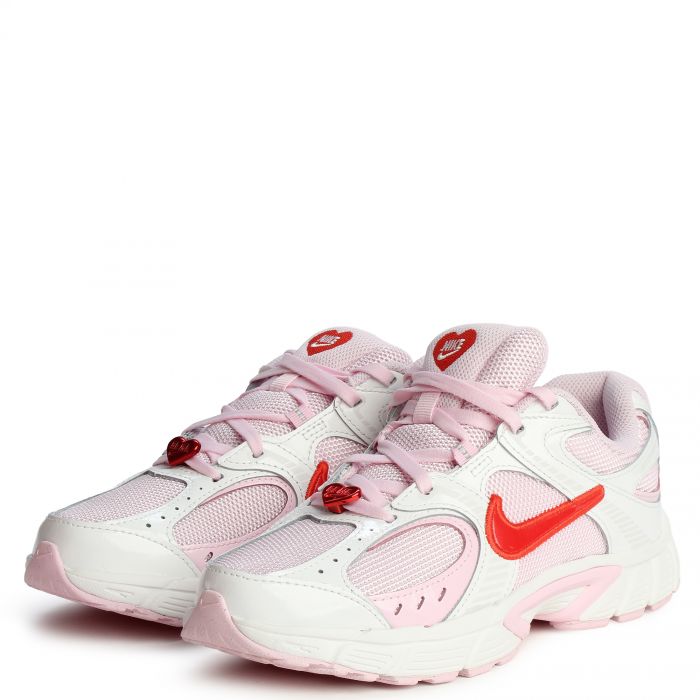 Grade-School V5 RNR Summit White/Lt Crimson-Pink Foam