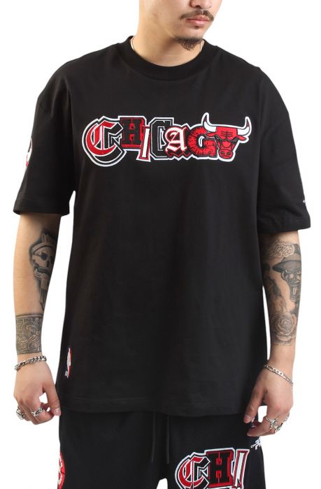 NBA Chicago Bulls Ransom Drop T-shirt  Black