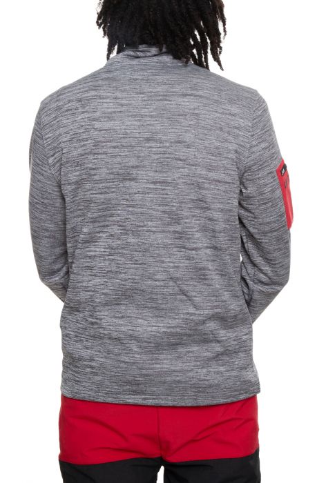 Palmer Pullover Grey/Black/Red