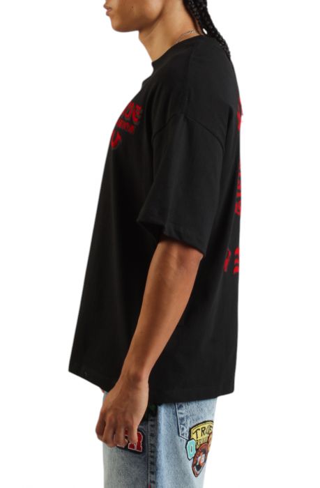 Flocked Logo Oversized T-Shirt 