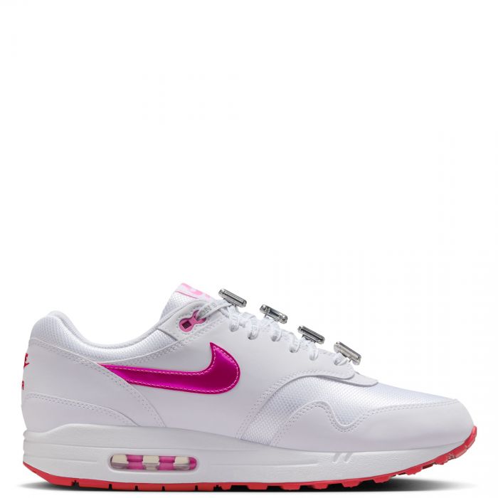 Air Max 1 Premium White/University Red-Playful Pink