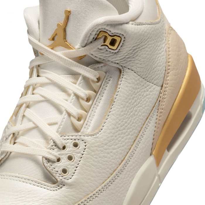 Air Jordan 3 Retro Champagne And Oysters  Sail/Team Gold-Pale Ivory-Metallic Gold