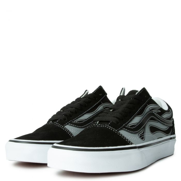 Reflective Flame Old Skool  Black