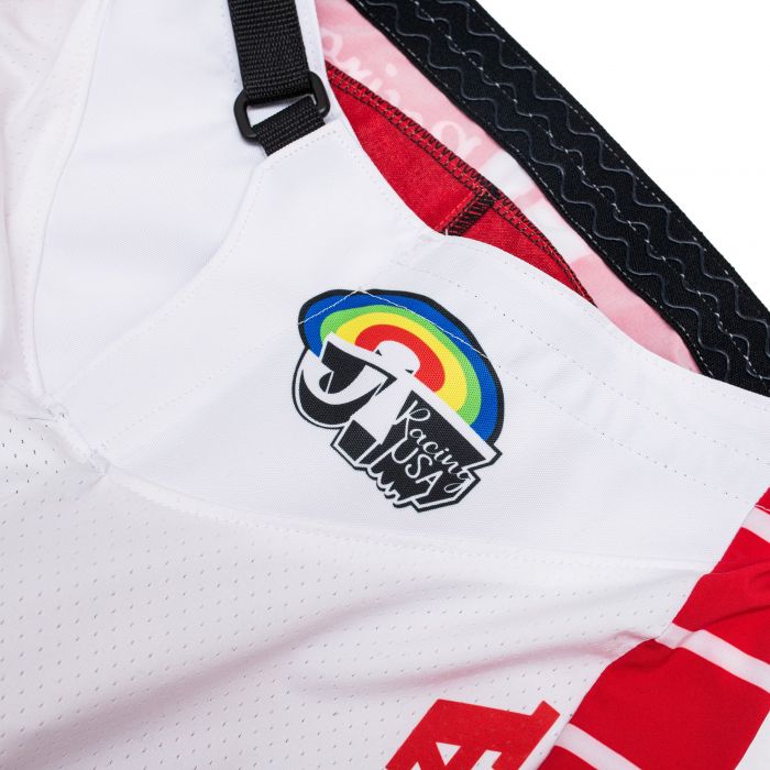 JT Racing Honda Team USA 1981 Flo-Form Pants: White White