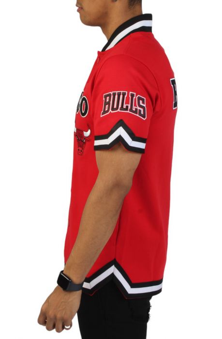 Chicago Bulls Warmup Jersery Red