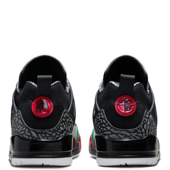 Jordan Spizike Low Black/Varsity Red-Classic Green-White