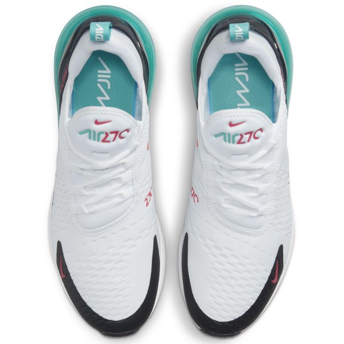 Air Max 270 T  White/Rush Pink-Washed Teal-Black