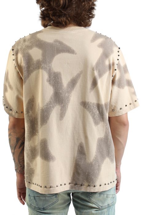 Ascended Studded T-Shirt Smoke Grey