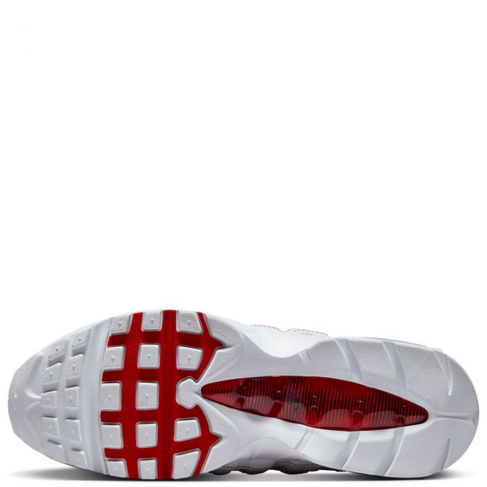 Air Max 95 OG White/White-University Red-Wolf Grey