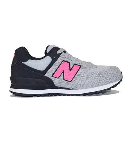 〆 NEW BALANCE for Pre-School: 574 Sweatshirt Grey Sneakers KL574PZP