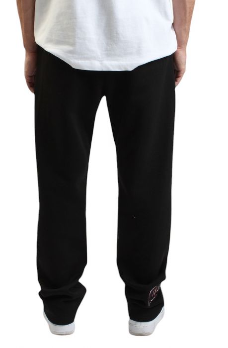 NBA Chicago Bulls Straight Leg Sweatpant BLACK