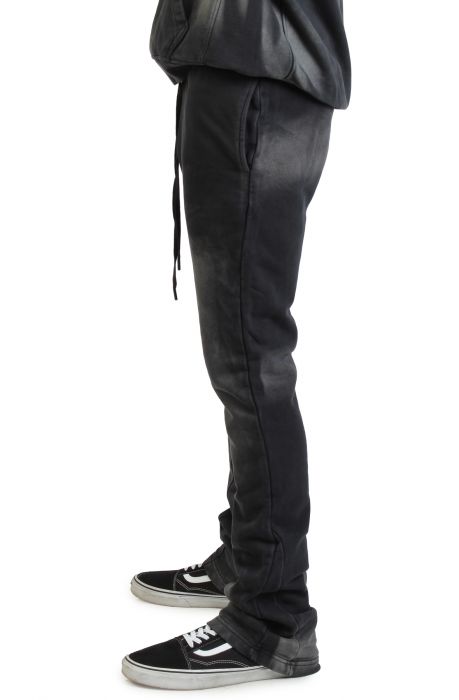 Heavyweight Flaired Sweatpants Acid Black