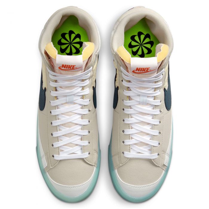 Blazer Mid '77 Cream Ii/Armory Navy-Orange-Glacier Ice