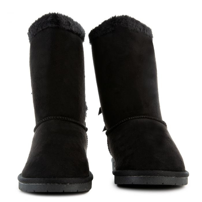 (PS) Ann-34K Fur Boots Black