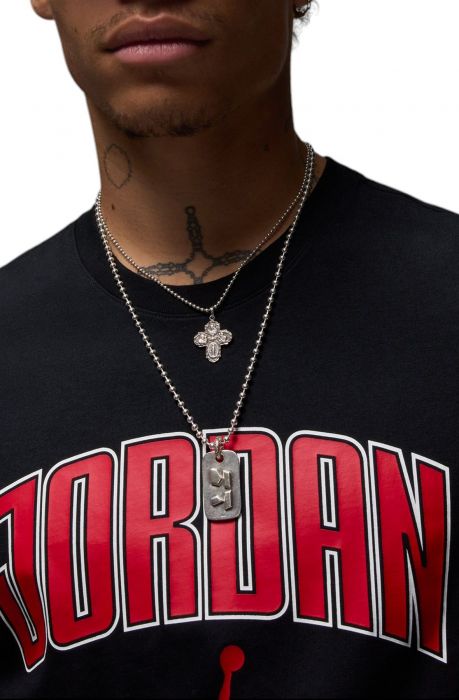 Jordan T-shirt BLACK/GYM RED/GYM RED