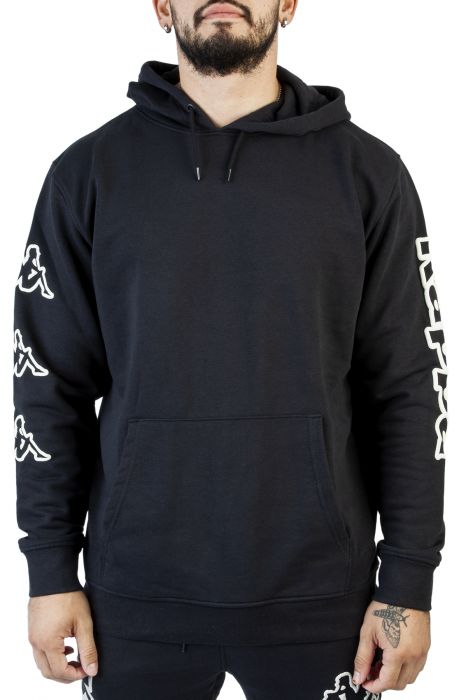 Logo AVO Hoodie Black-Beige-Black Smoke