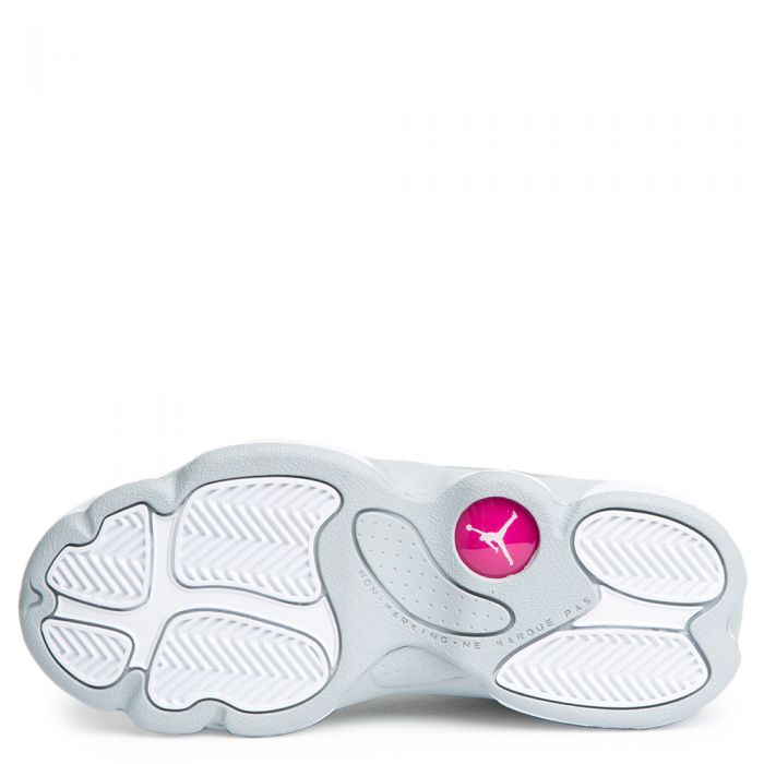 PS JORDAN 13 RETRO WOLF GREY/WHITE-DEADLY PINK-WHITE