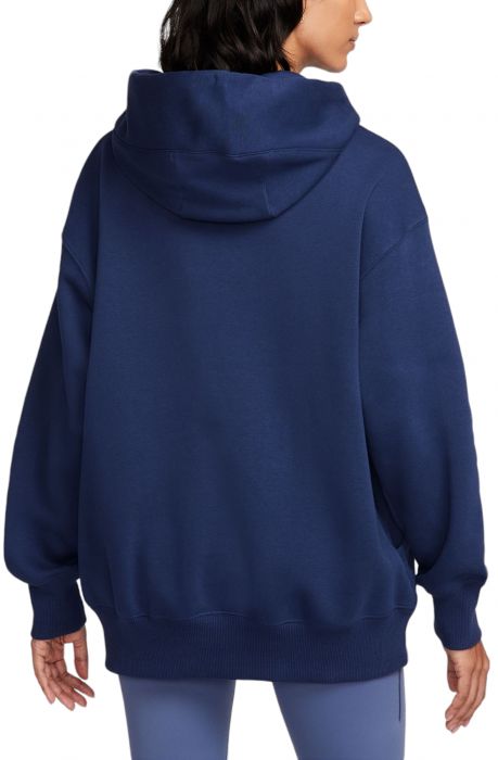 Sportswear Phoenix Fleece Oversized Pullover Hoodie Midnight Navy/Black