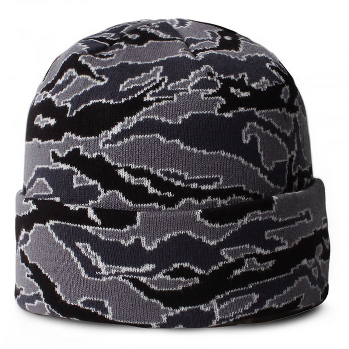 Night Camo Beanie Camo Grey