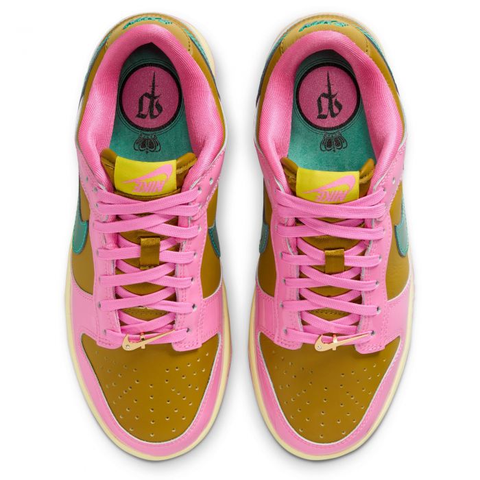 Nike Dunk Low X Parris Goebel Playful Pink/Multi-Color-Bronzine