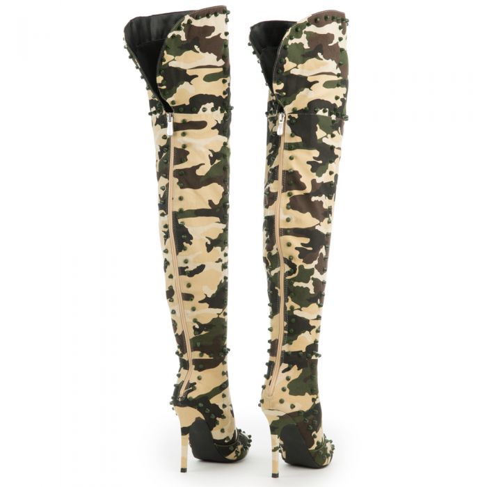 Cape Robbin Women's Mini-33 Camo Boots Camo