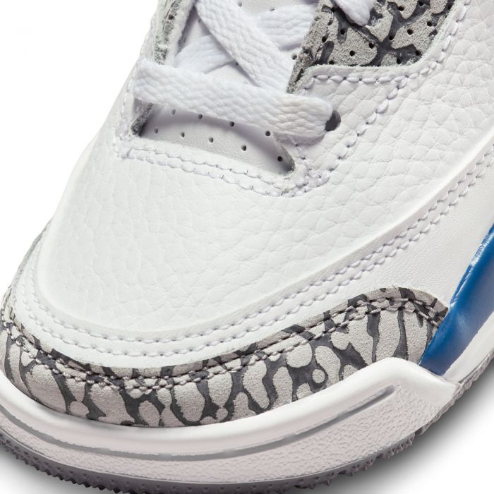 Toddler Jordan 3 Retro White/Metallic Copper-True Blue