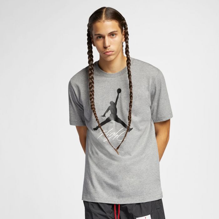 Jordan Jumpman Flight T-Shirt Carbon Heather/Black