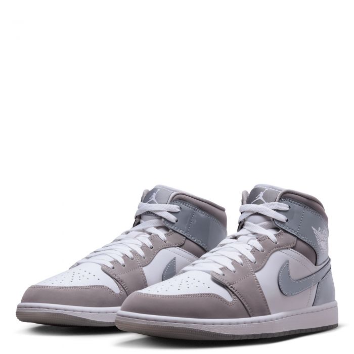 Jordan 1 Mid SE White/Cool Grey-Medium Grey