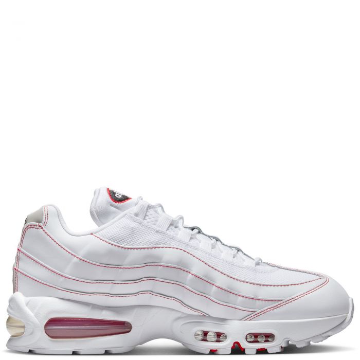 Air Max 95 OG White/White-University Red-Wolf Grey