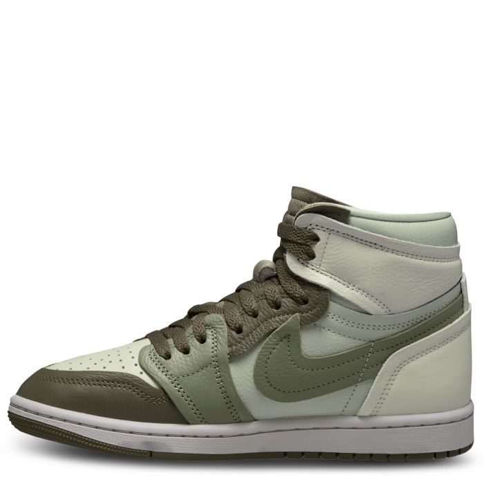 Women's Air Jordan 1 High Method of Make MEDIUM OLIVE/OIL GREEN-SEA GLASS-SEAFOAM