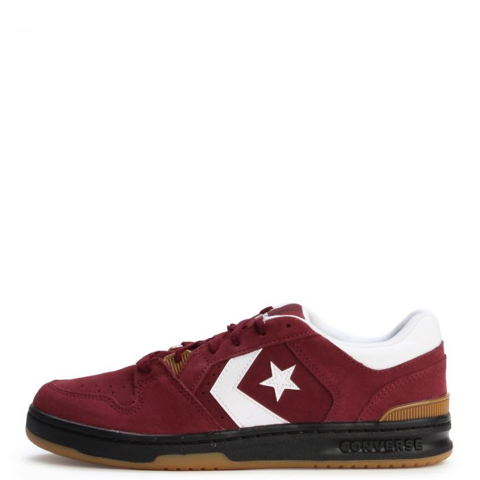 CL98 Suede Burgundy/White