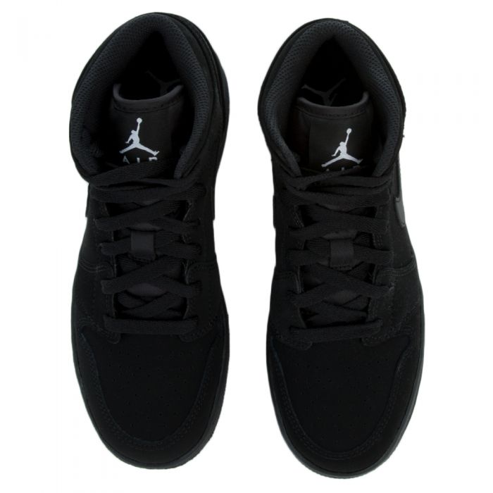 AIR JORDAN 1 MID BG BLACK/WHITE-BLACK