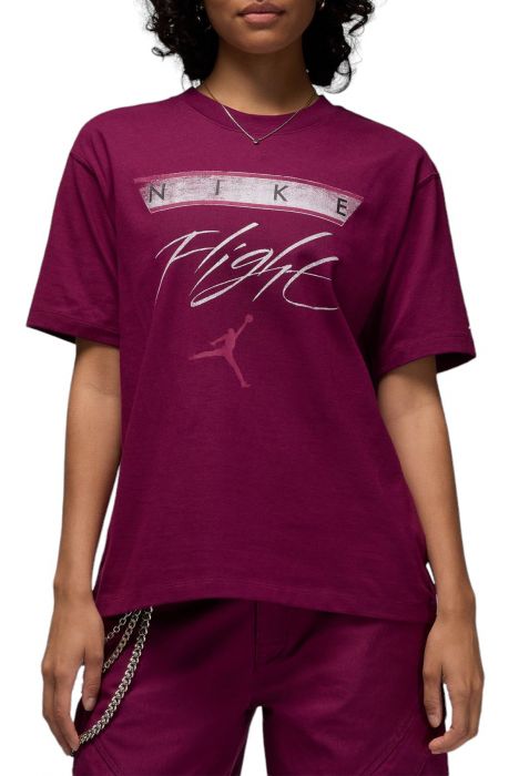  Jordan Flight Heritage T-Shirt Bordeaux