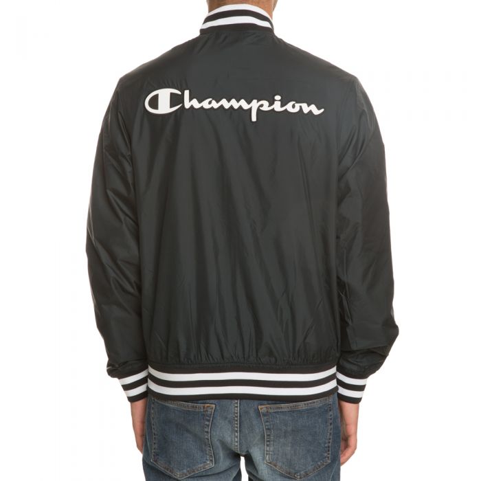 CHAMPION MEN'S CHAMPION SATIN BASEBALL JACKET V1941 549745 003 Shiekh