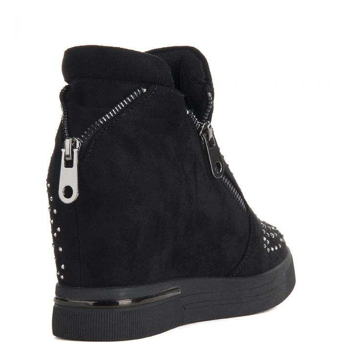 Women's Exclusive Wedge Sneaker Black