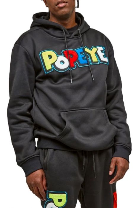 REASON Popeye Chenille Logo Hoodie A1-P1BLK - Shiekh 公式激安通販 POPEYE Navy Deep / Hoodie Logo パーカー