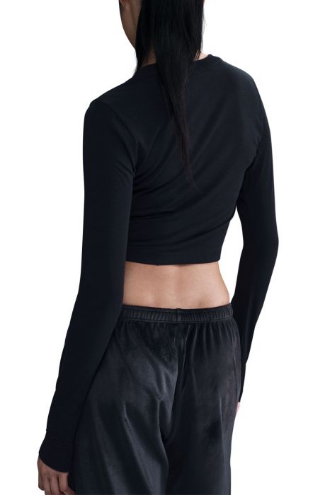 Sportswear Chill Knit Slim Cropped T-Shirt Black