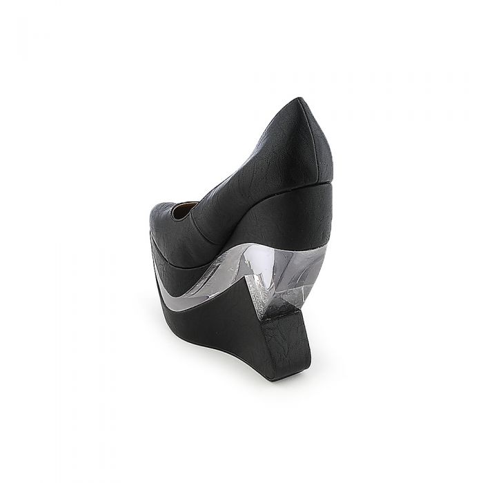 Yvonne-01 Wedges Black