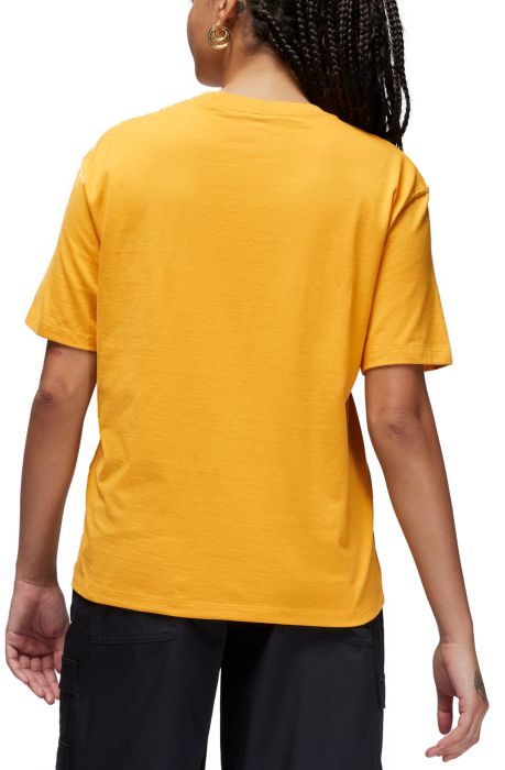 Jordan Flight Heritage Graphic T-Shirt Yellow Ochre/Legend Brown
