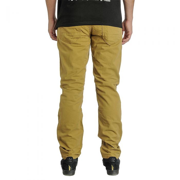 Ripped Denim Pants Wheat