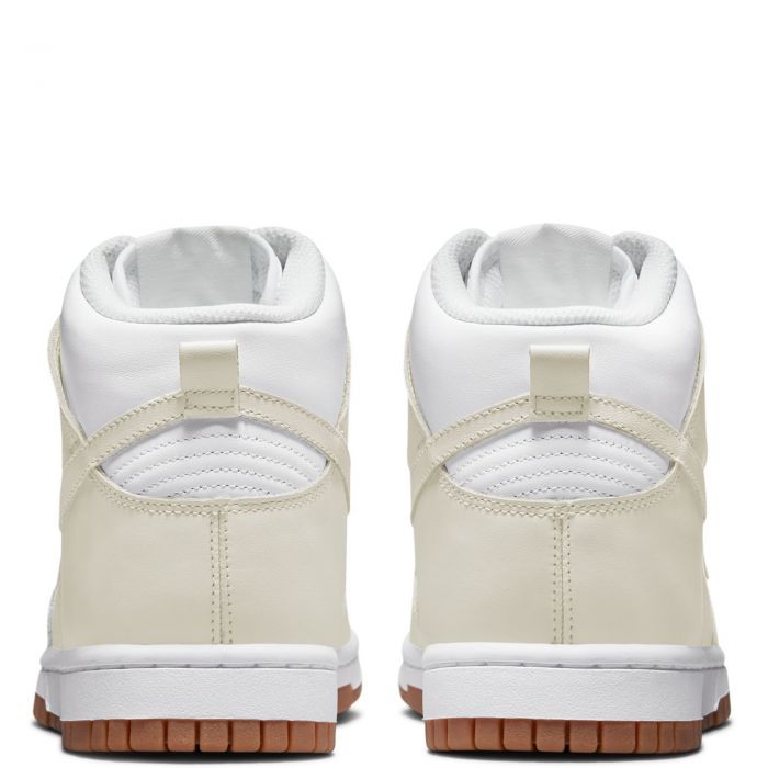 Dunk High White/Sail-Gum Med Brown
