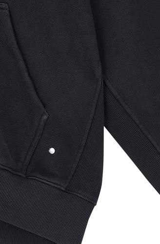 Primary Zip Through Hoodie - Onyx Black Black