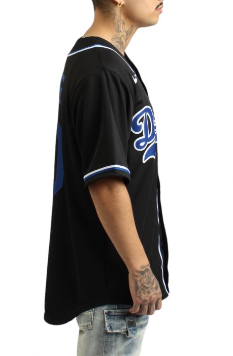 Los Angeles Dodgers Mookie Betts Replica Jersey  Black