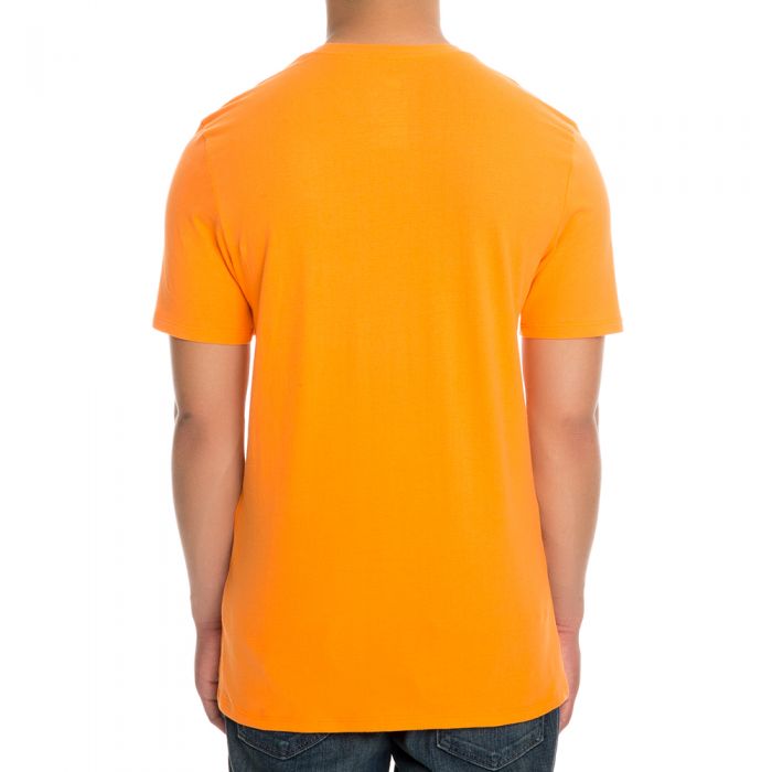 M NSW TEE ULTRA RAW HEM BRIGHT MANDARIN/WHITE