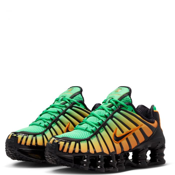 Grade-School Shox TL Green Shock/Black-Bright Ceramic-Black
