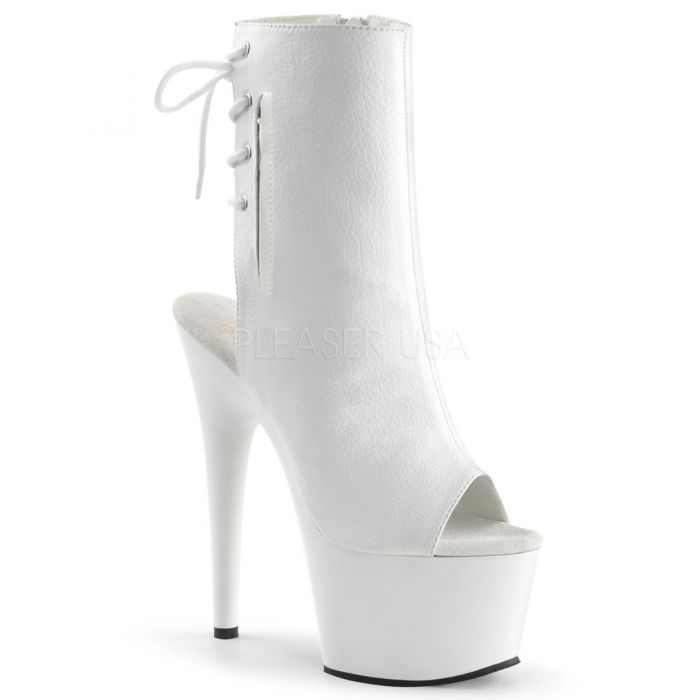 ADORE-1018 Wht Faux Leather/Wht