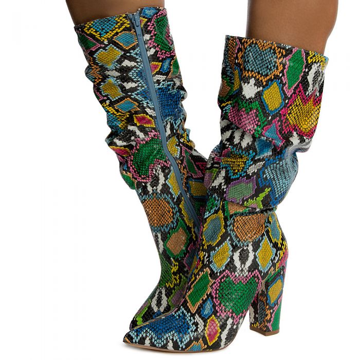 Women's Hariot-1 Half Calf Boot Rainbow