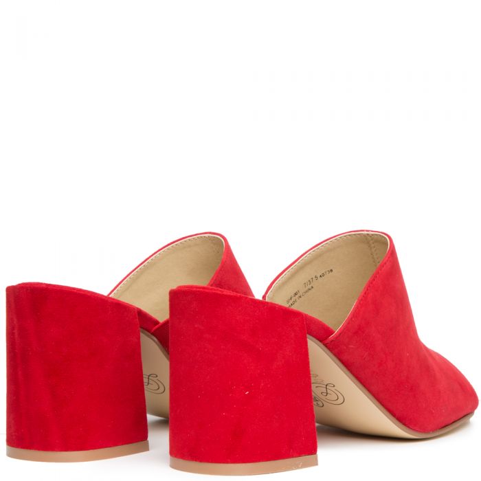 CHINESE LAUNDRY Chinese Laundry Sammy Heeled Slide Sandals SAMMY/RED